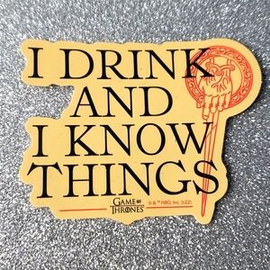 10/$10 GAME OF THRONES waterproof Sticker